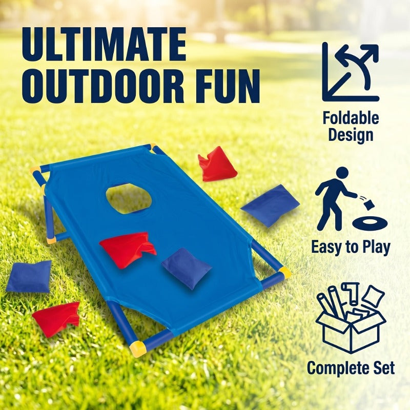 Trendbay 7pcs Kids Bean Bag Toss Game Set with Target Board & 6 Throwing Bags