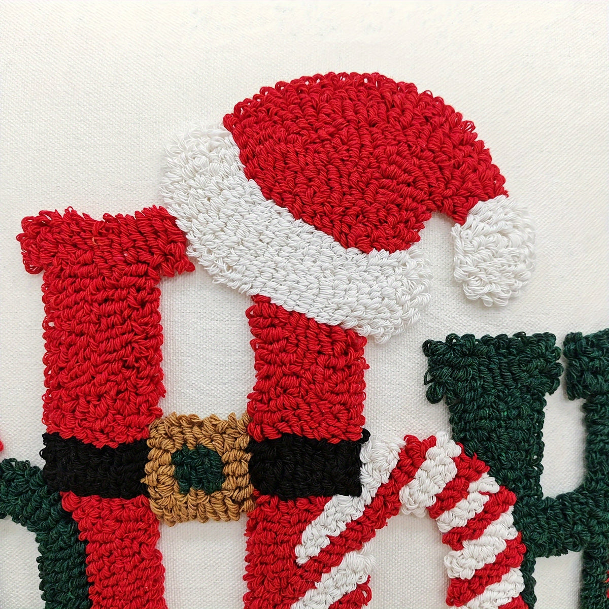 Trendbay Christmas HOHOHO Embroidered Cushion Cover