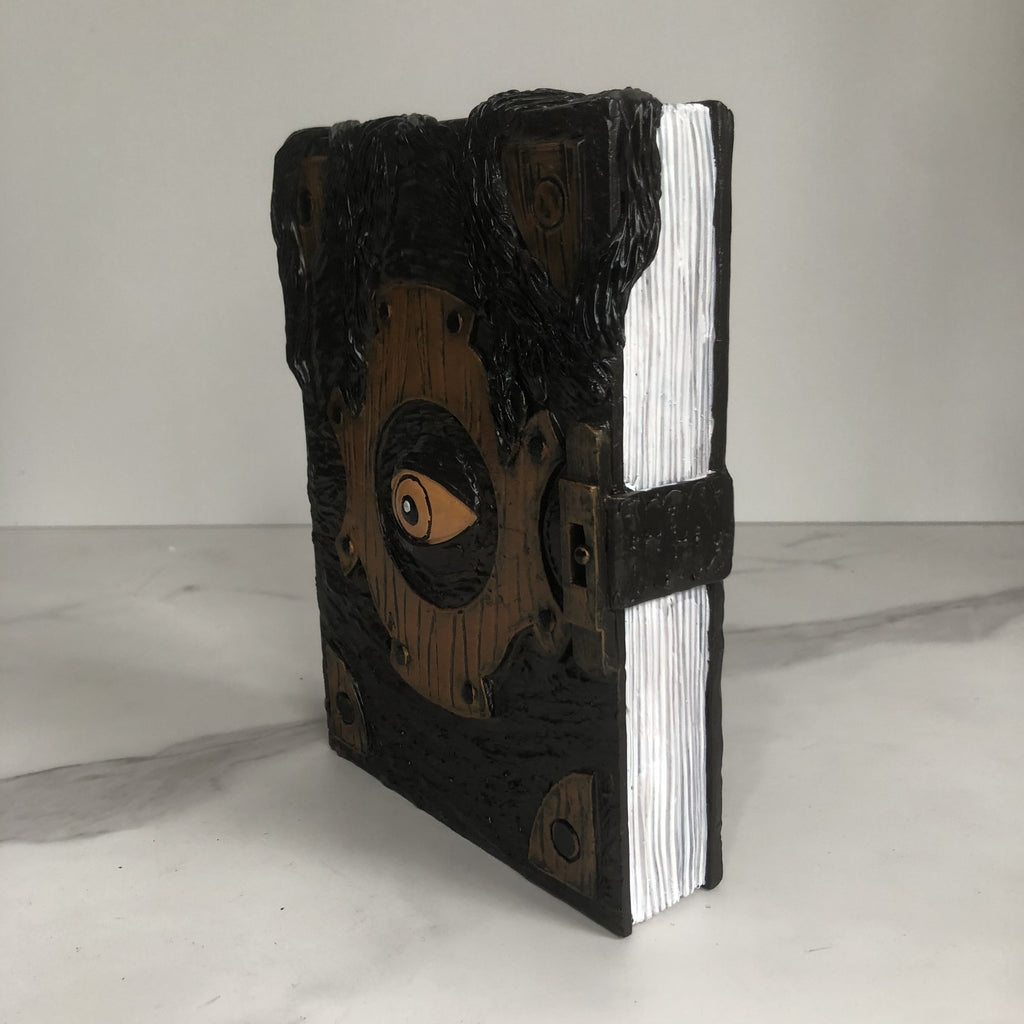 Trendbay Demon Eye Cursed Book Statue Halloween Table Ornament