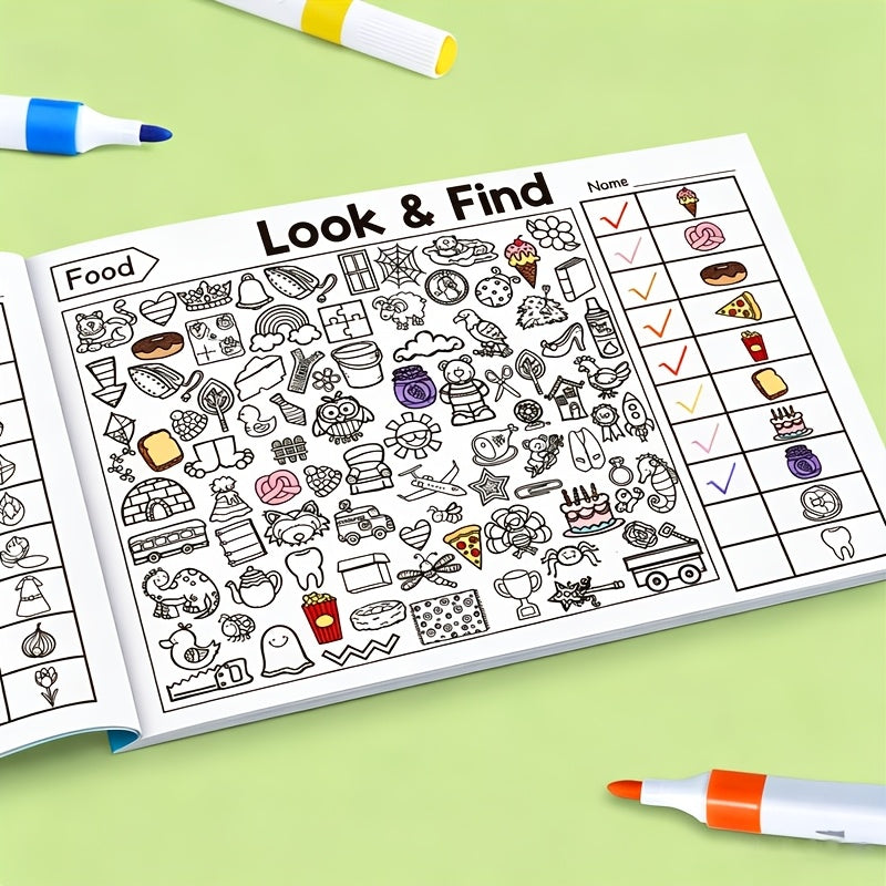 Trendbay Interactive Find and Color Hidden Objects & Visual Search Game for kids