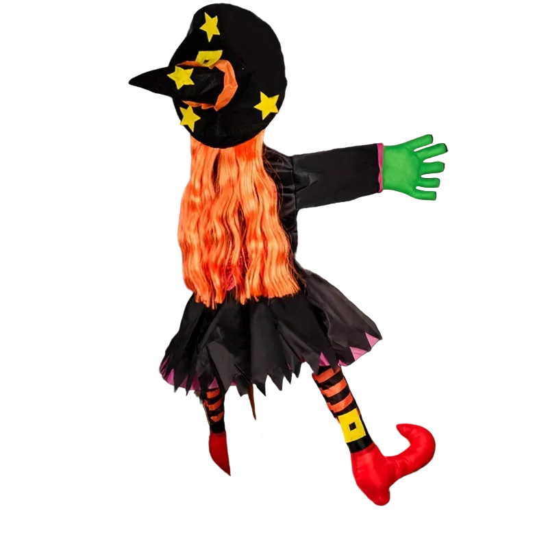Trendbay 83 × 135CM Halloween Tree Climbing Witch Decoration