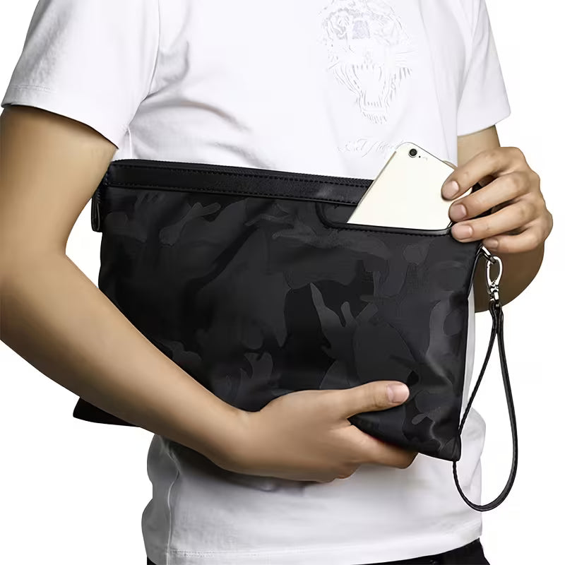 Trendbay Men's Wristlet Wallet Clutch Organizer Bag