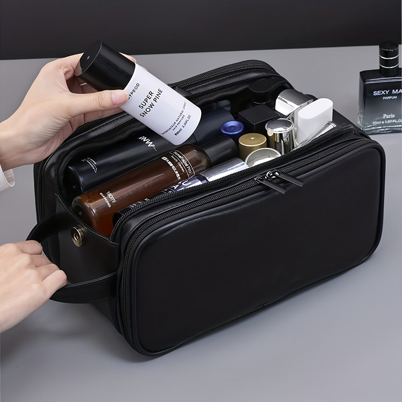Trendbay Large Capacity Men's Toiletry Travel Bag