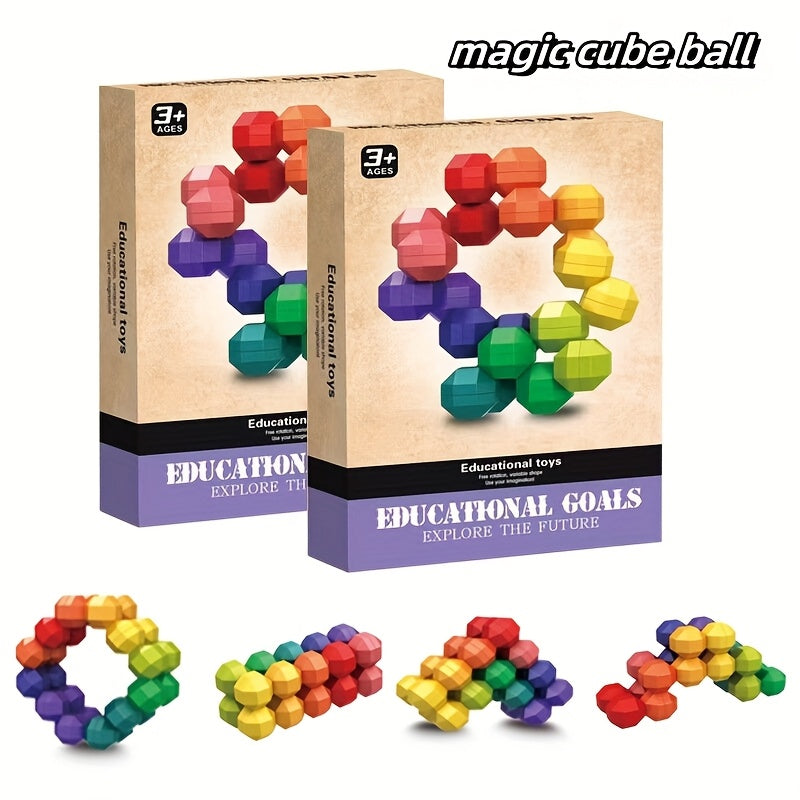 Trendbay 20pcs Magnetic Puzzle Ball Set – Plastic 3D DIY