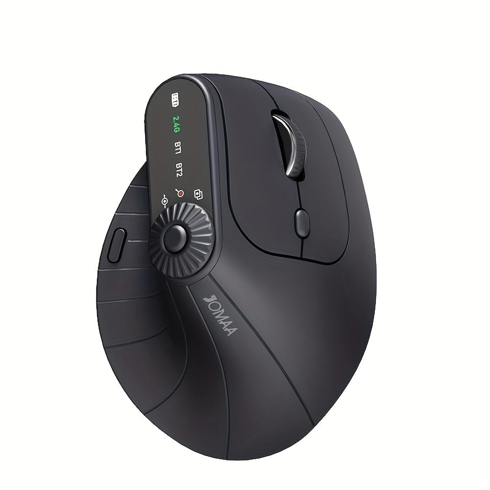 Trendbay Vertical Ergonomic Wireless Mouse LED Screen