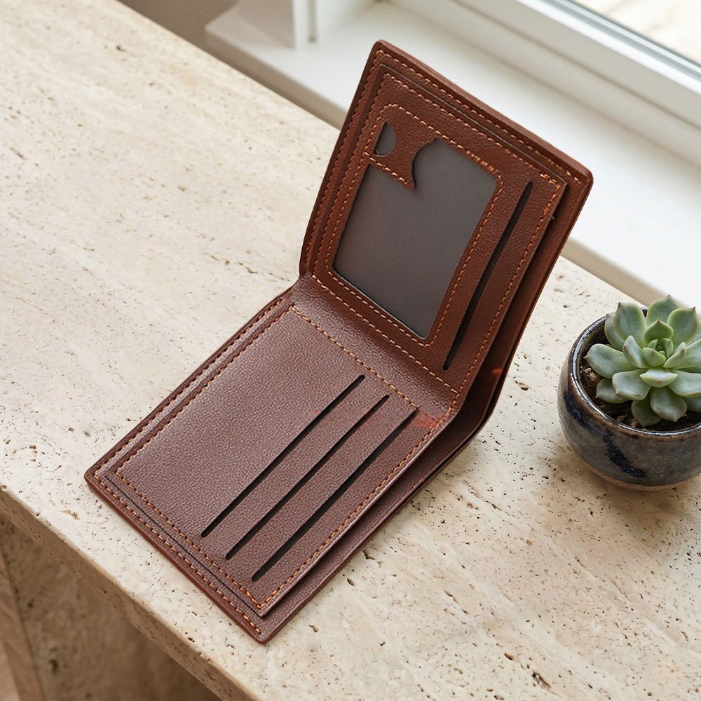Trendbay Men's "Best Dad" Printed Multi-Card Wallet