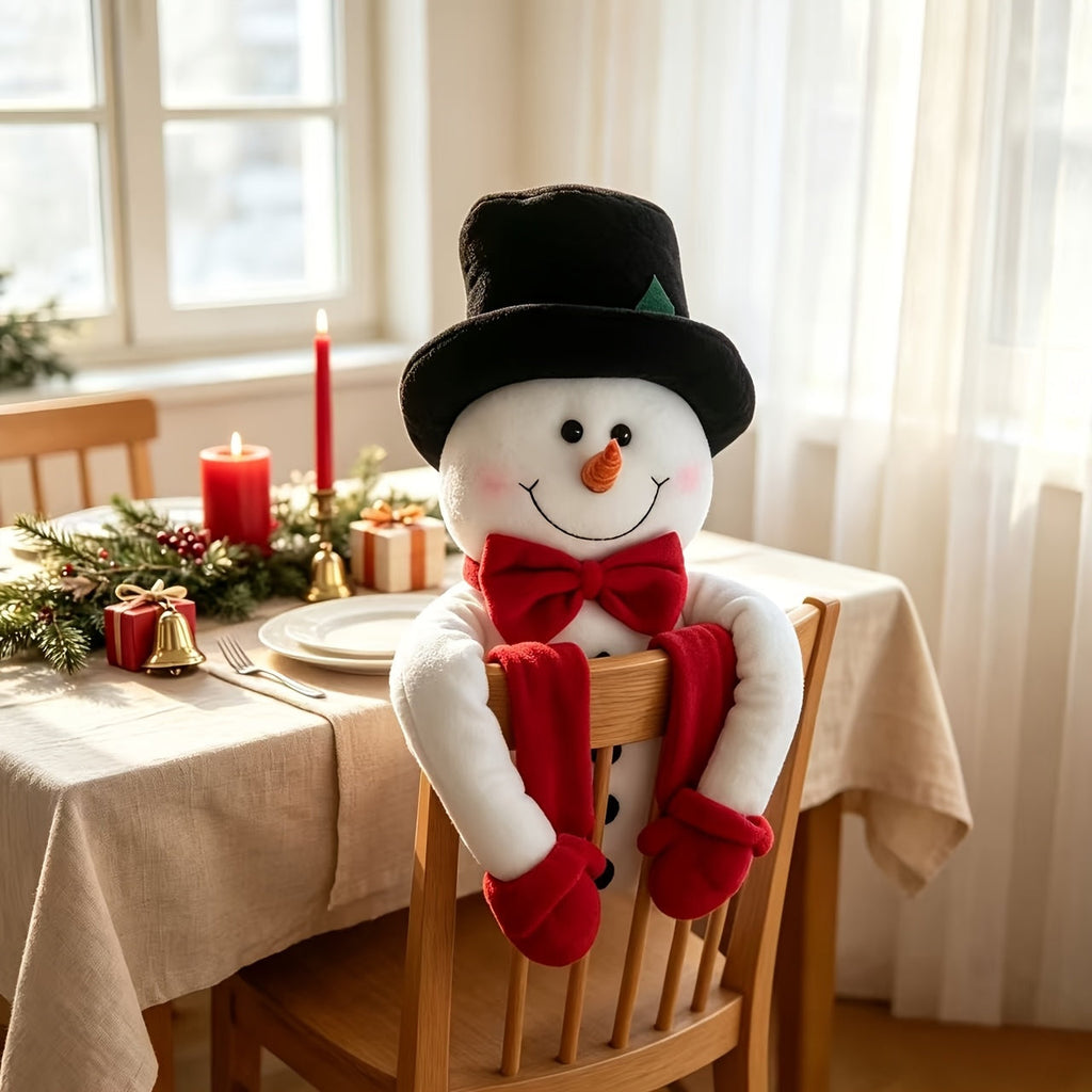 Trendbay Christmas Decoration Classic White Cotton Snowman