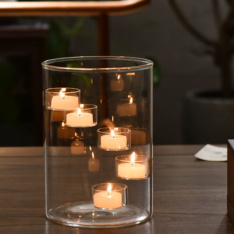 Trendbay 1Pc Cylindrical Grand Candelabra European-Style
