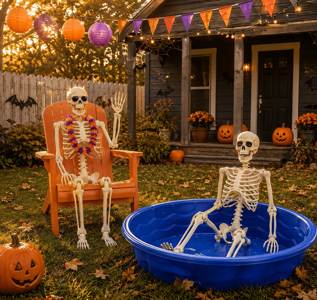 Trendbay 5.4FT Life-Size Human Skeleton Decoration – Adjustable
