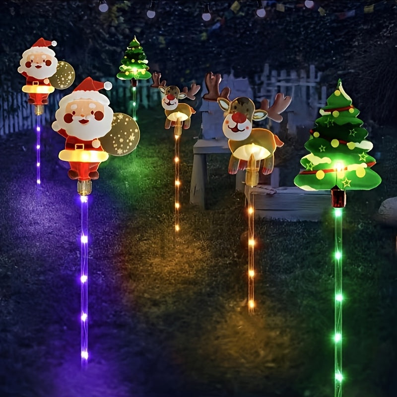 Trendbay Solar Yard Stake Lights Christmas Theme