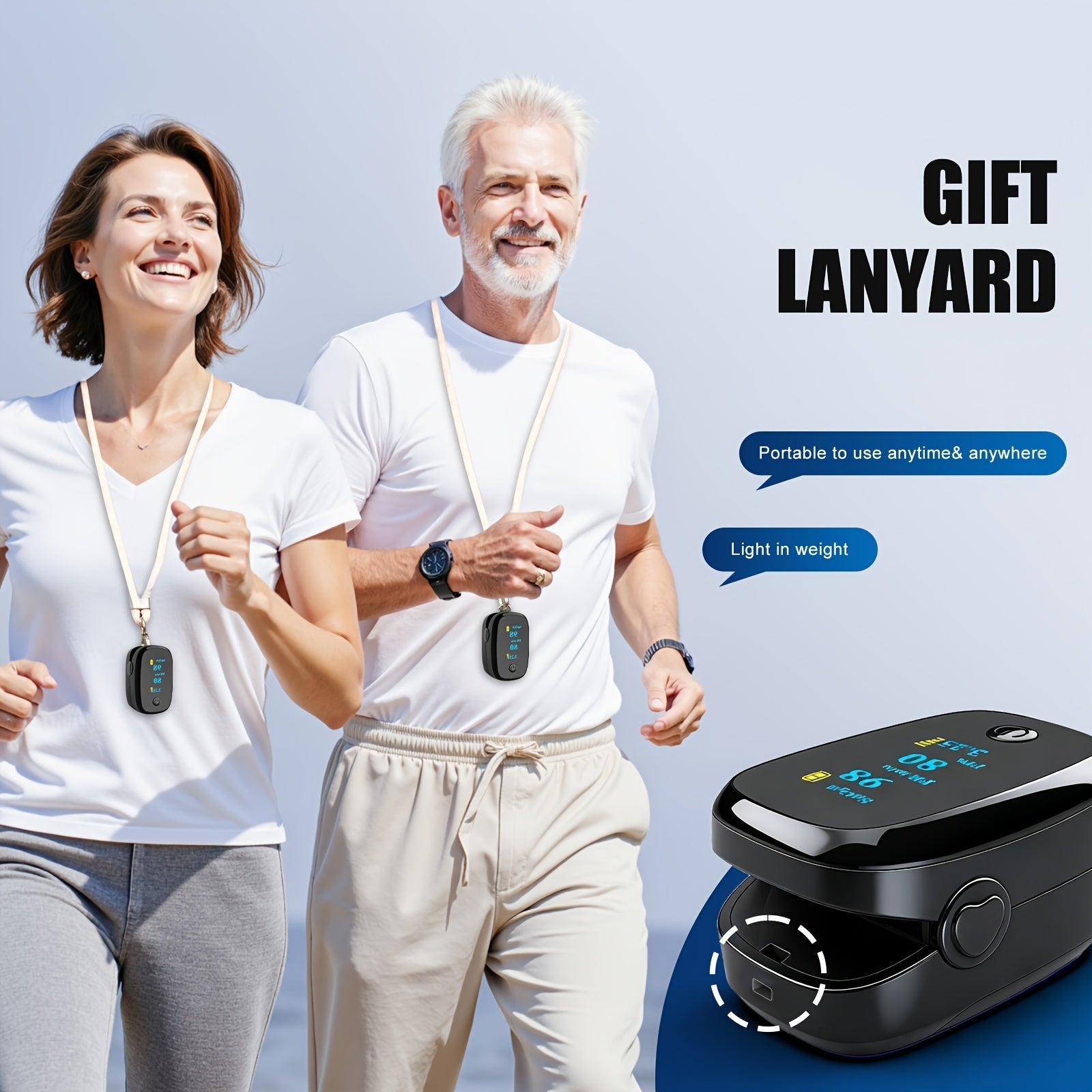 Trendbay Fingertip Pulse Oximeter with OLED Display (SpO2 & Heart Rate)