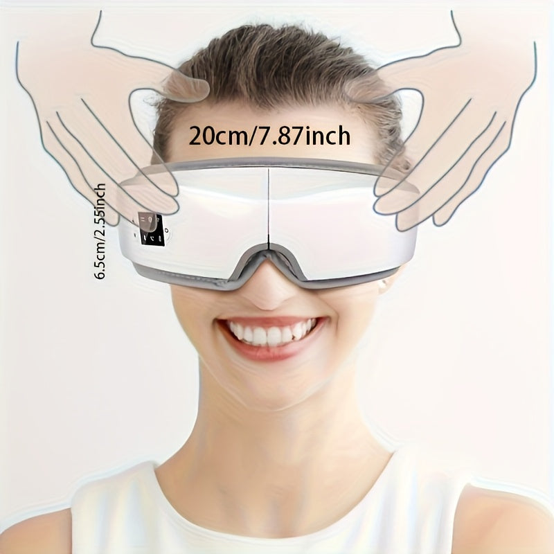 Trendbay 4D Smart Eye & Face Massager – Heating, Vibration & Music Relaxation Device