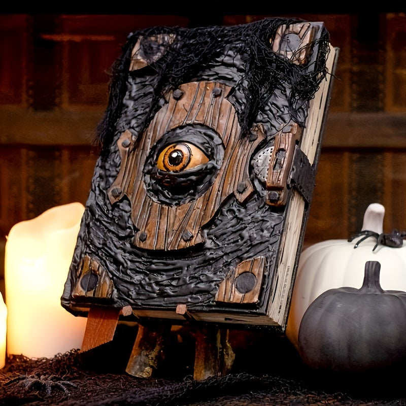 Trendbay Demon Eye Cursed Book Statue Halloween Table Ornament
