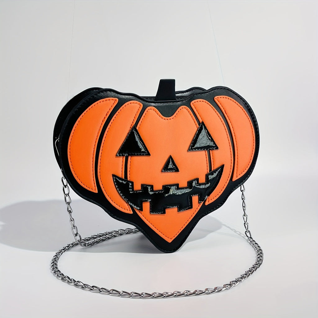 Trendbay Halloween Women’s Pumpkin Shoulder Bag – Orange