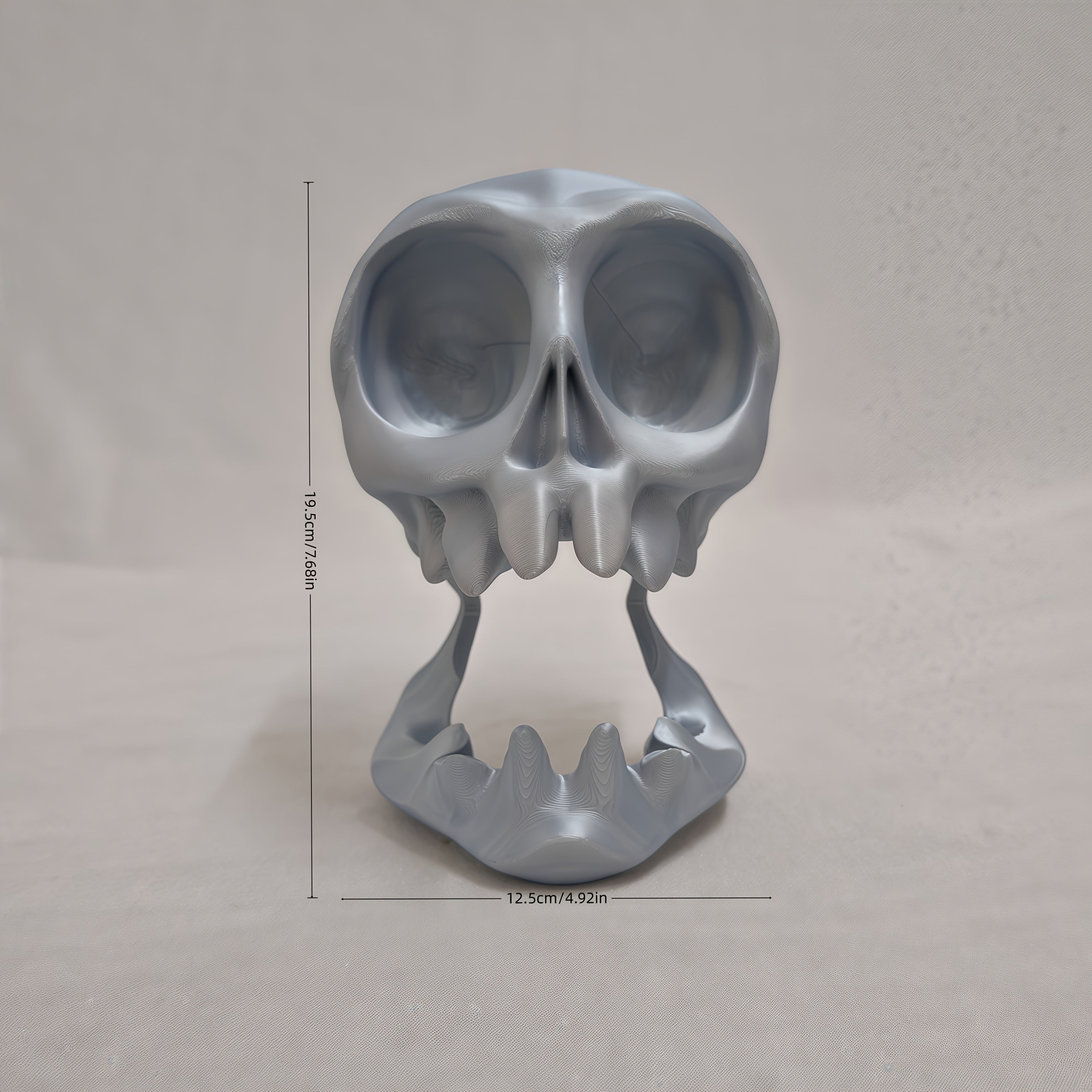 Trendbay Skull Head Gaming Stand Dual Controller Headset Holder
