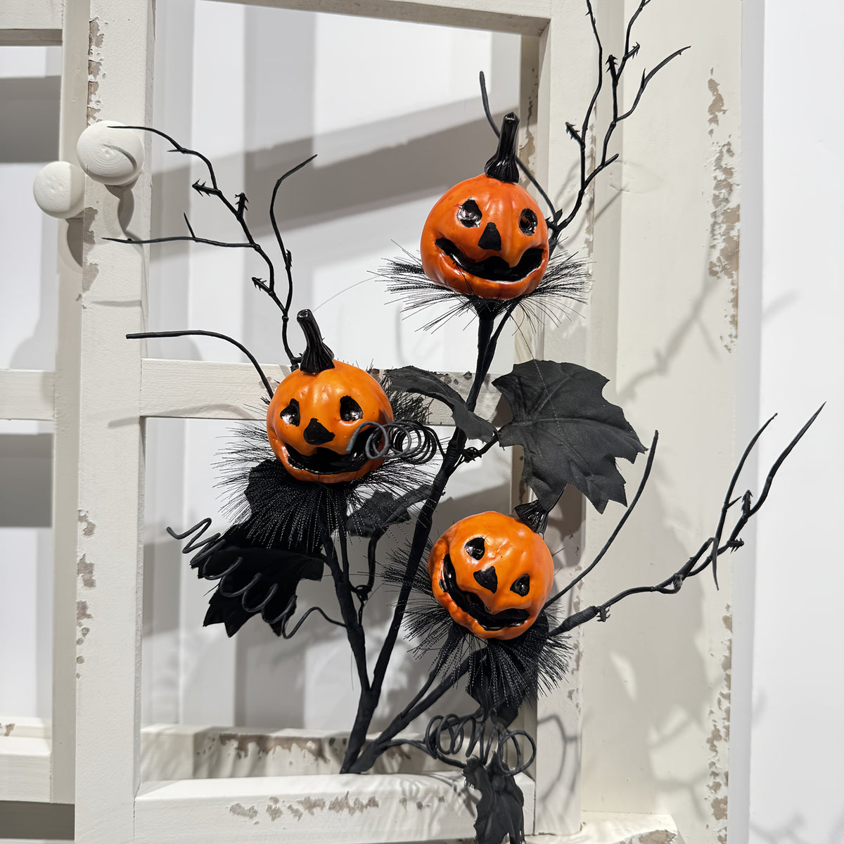 Trendbay 47CM Artificial Pumpkin Bouquet – 3-Pumpkin