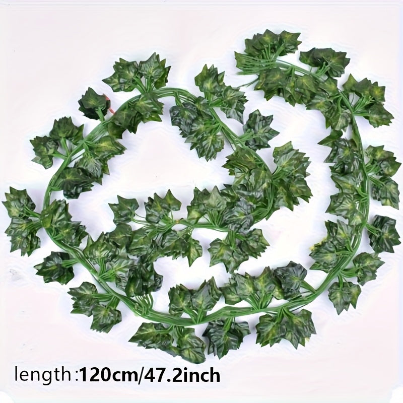 Trendbay 12pcs Artificial Ivy Vine Garland Set 120cm Green Leaf