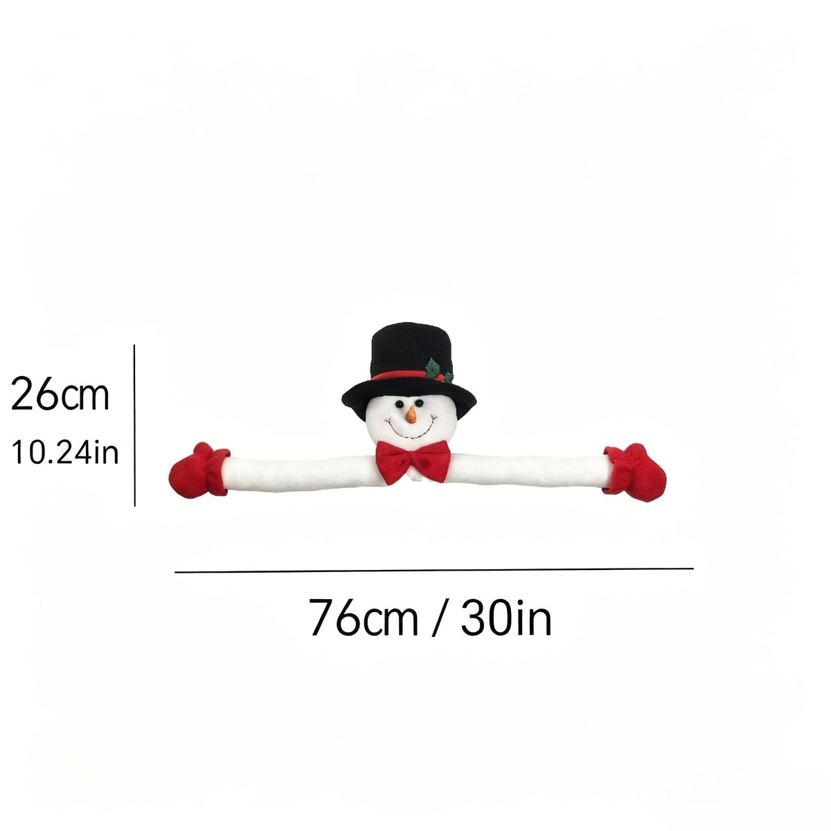 Trendbay Christmas Decoration Classic White Cotton Snowman