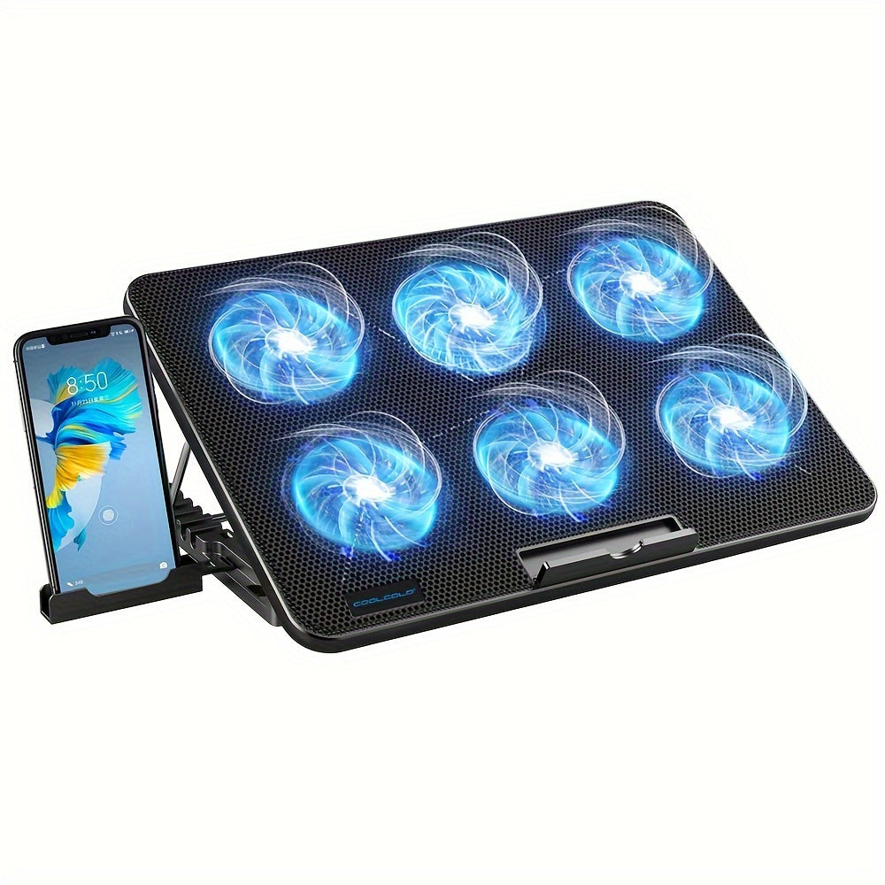 Trendbay Laptop Cooling Pad 6 Fans LED
