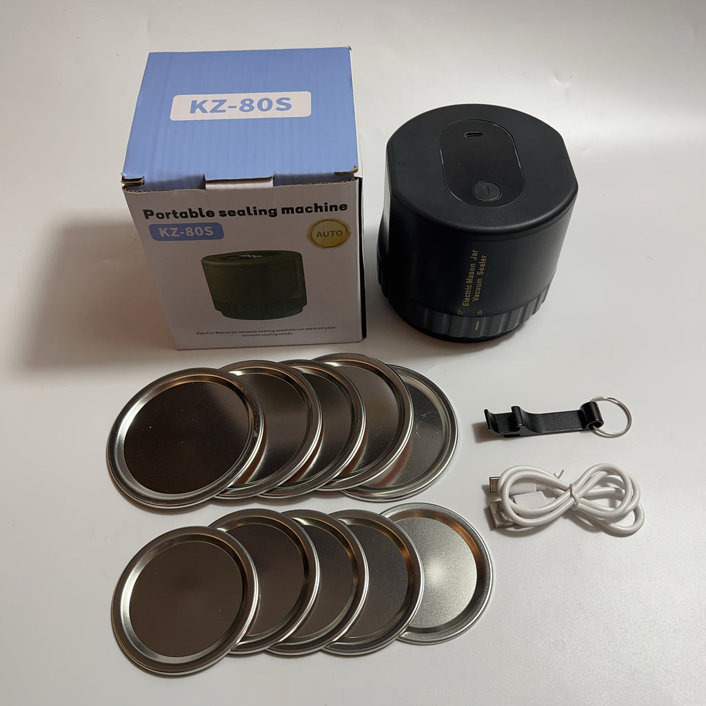 Trendbay USB Rechargeable Mason Jar Vacuum Sealer Set