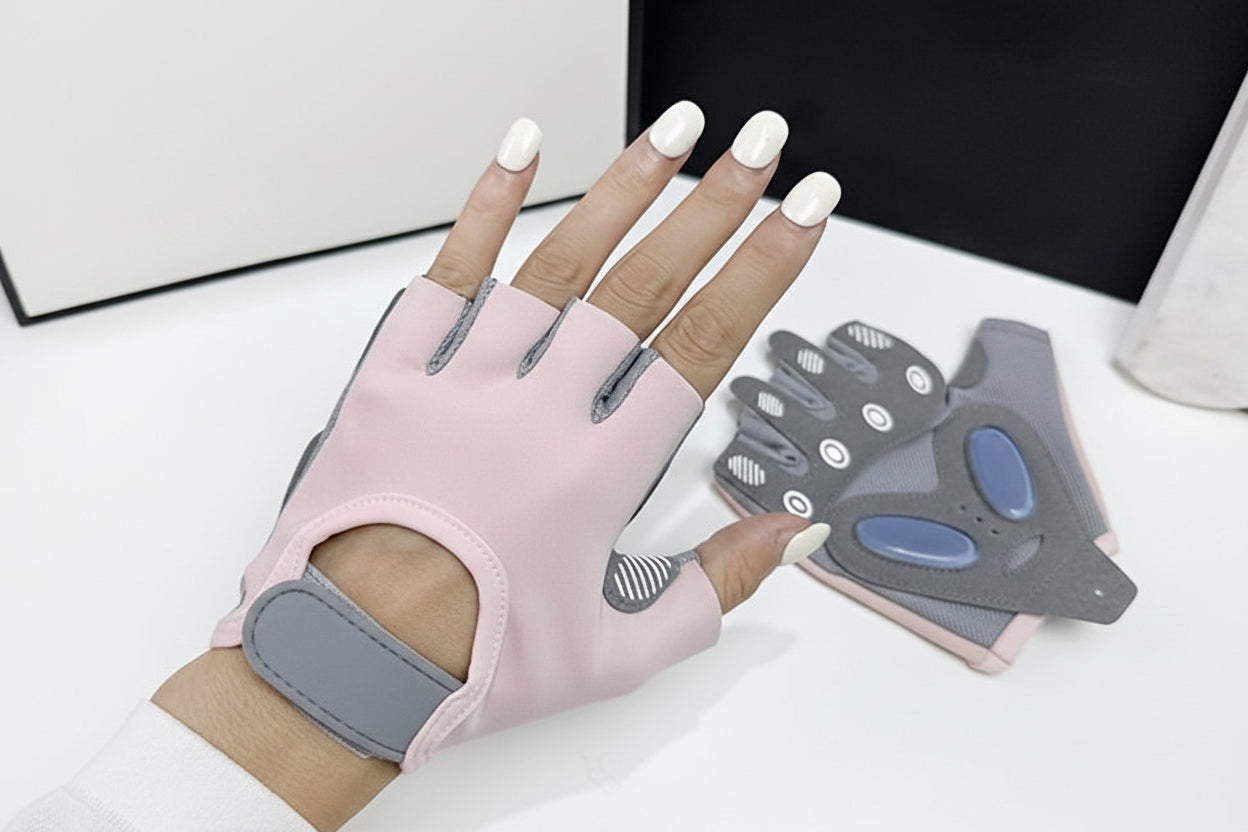 Trendbay Women's Half-Finger Non-Slip Sports Gloves