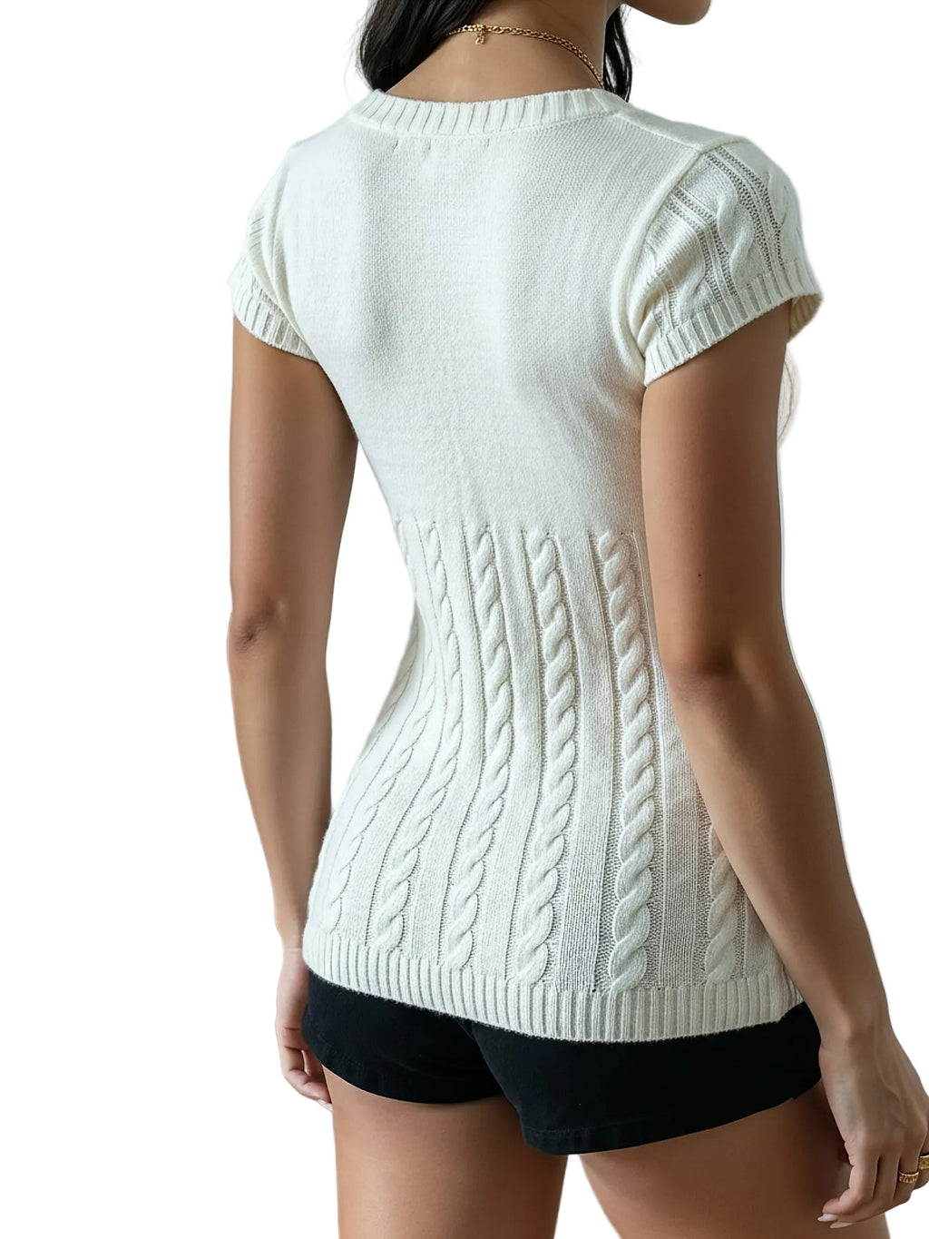Trendbay Women's Button Knit Top