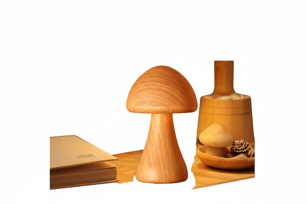 Trendbay USB Rechargeable Mushroom Lamp with Touch Control & Dimming