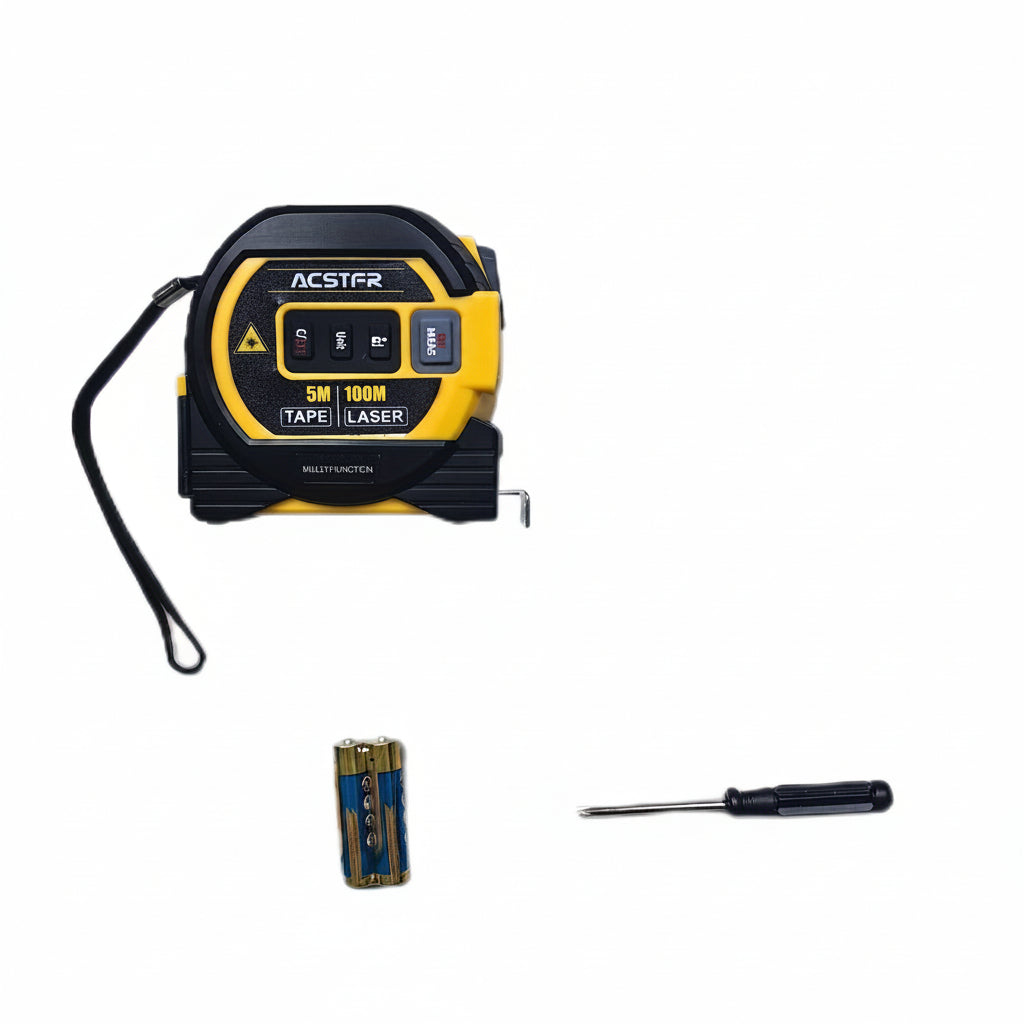 Trendbay 3-in-1 Laser Measure Tool – Digital Tape, Infrared Rangefinder with Display