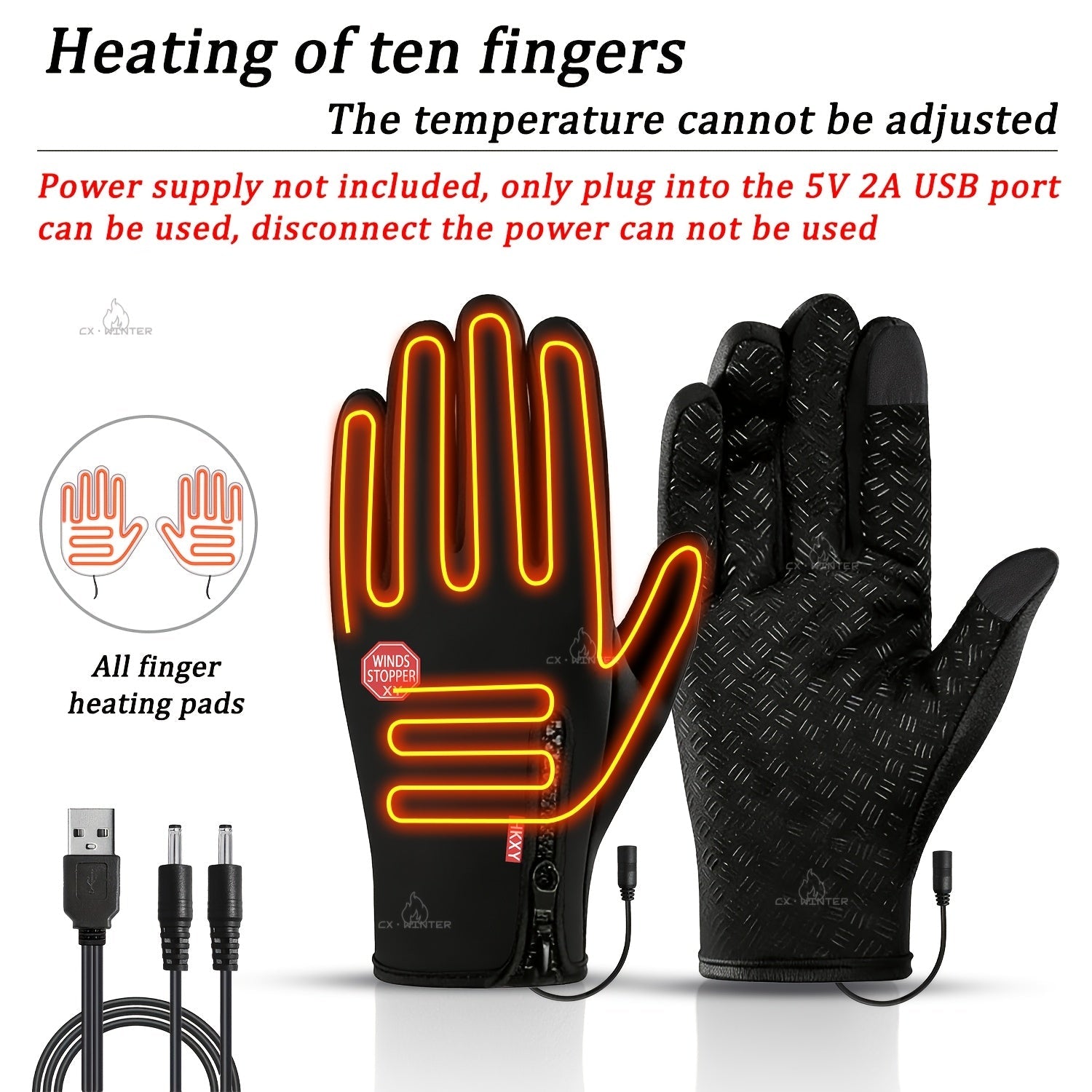 Trendbay Intelligent Electric Heating Gloves