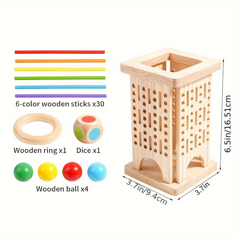 Trendbay Wooden Stick Pulling Educational Strategy Board Game
