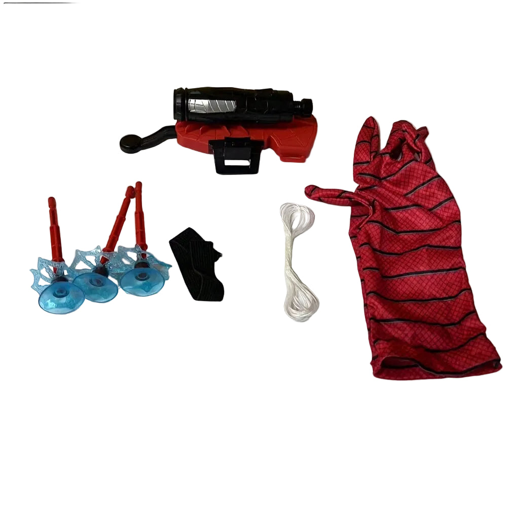 Trendbay Spider Web Trick Gloves 5M Range Red ABS Hero Toy