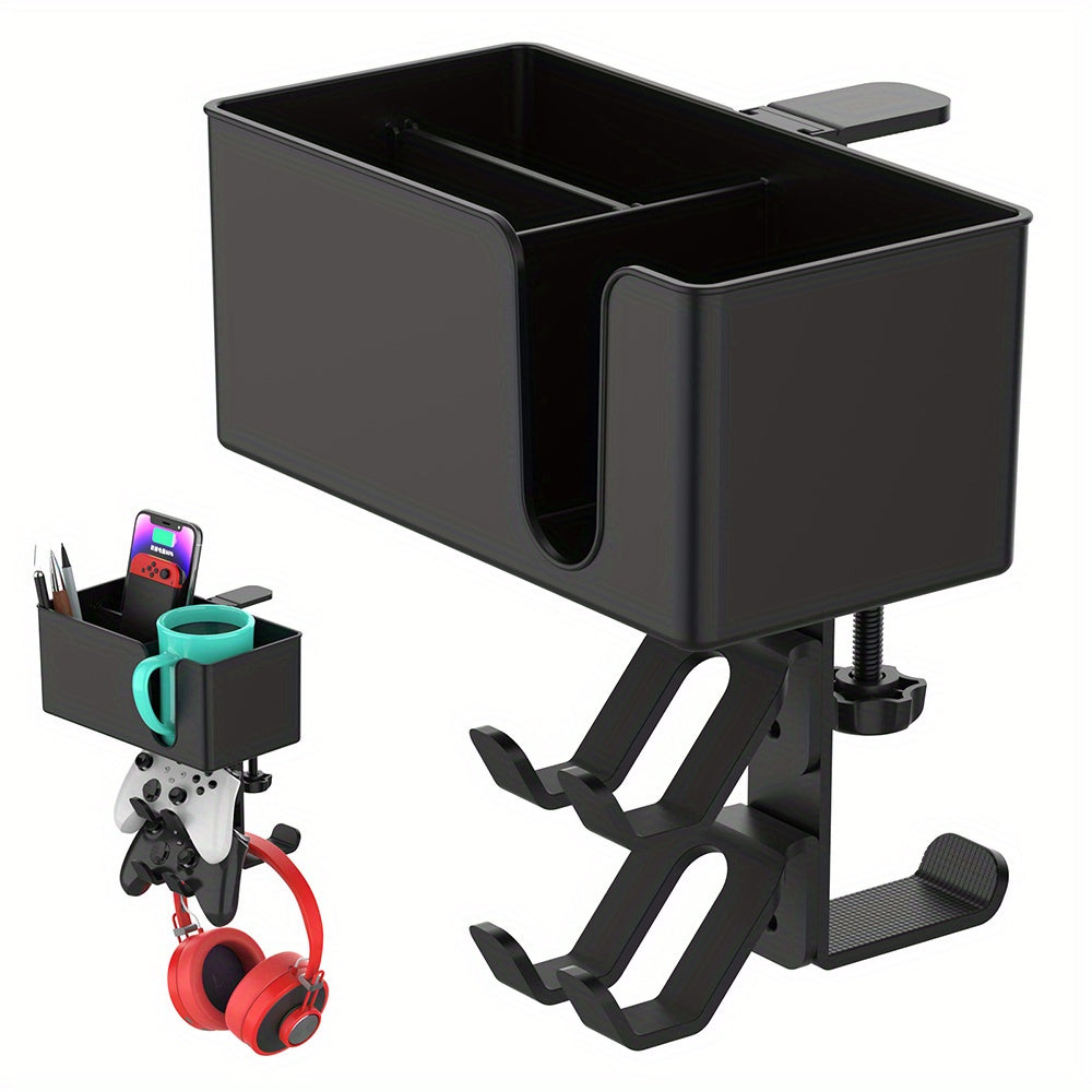 Trendbay 5-in-1 Under Desk Storage Rack Rotating Holder