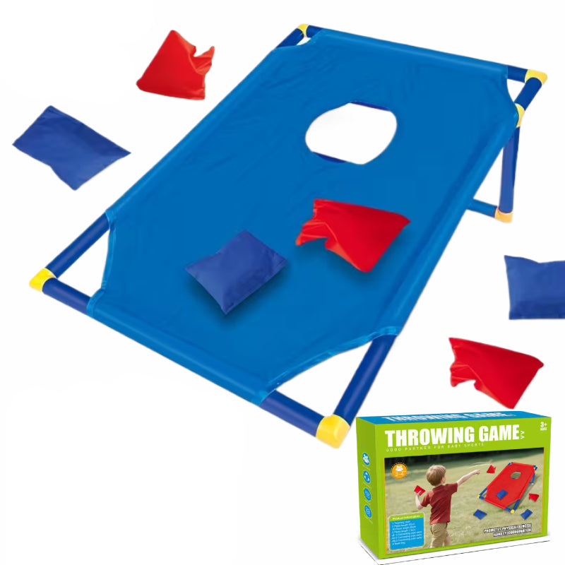 Trendbay 7pcs Kids Bean Bag Toss Game Set with Target Board & 6 Throwing Bags