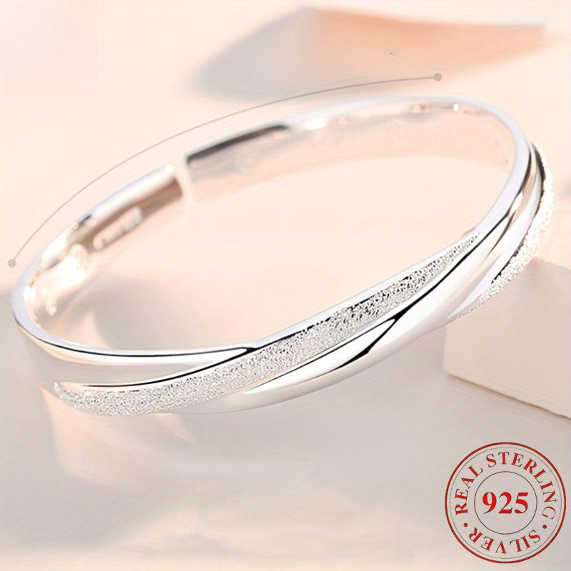 Trendbay 925 Sterling Silver Interlaced Boho Bracelet – Elegant Women's Fashion Jewelry