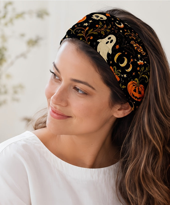 Trendbay 1pc Halloween Hair Tie 2D Flat Printed