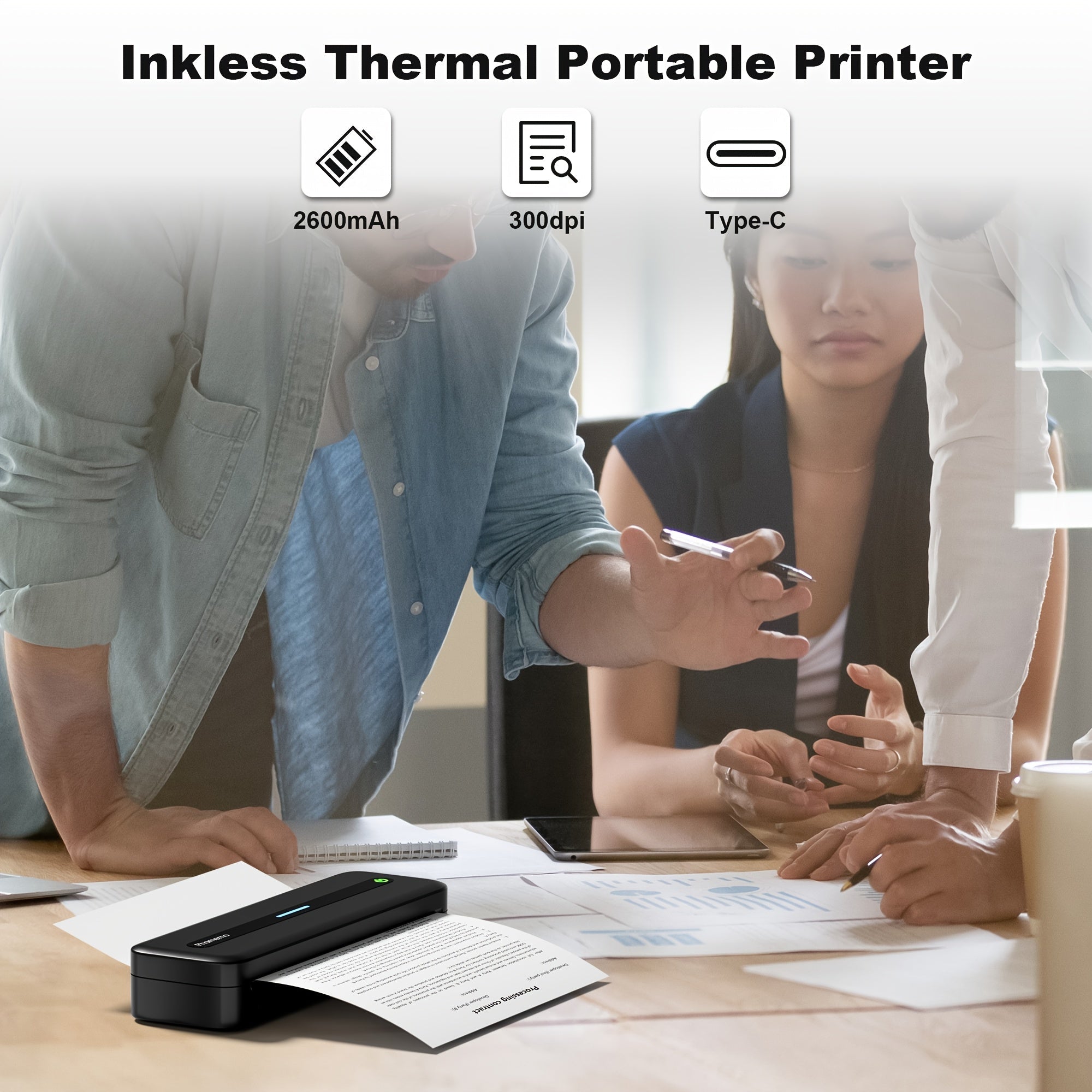 Trendbay M832 Portable Wireless Thermal Printer