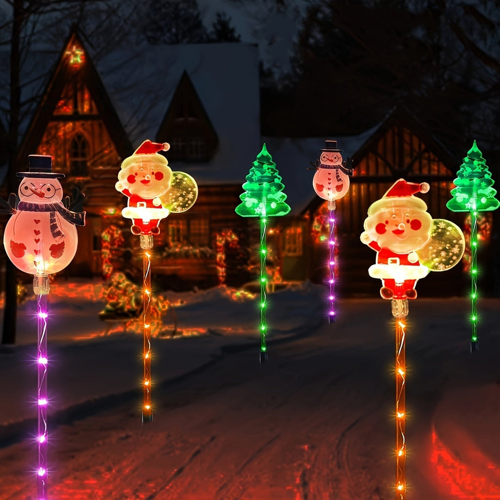 Trendbay Solar Yard Stake Lights Christmas Theme
