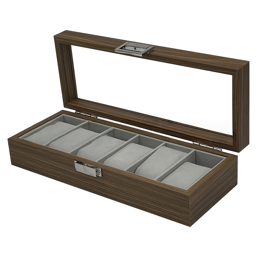 Trendbay Large Wooden Jewelry & Watch Display Box – Premium Storage and Gift Packaging Case