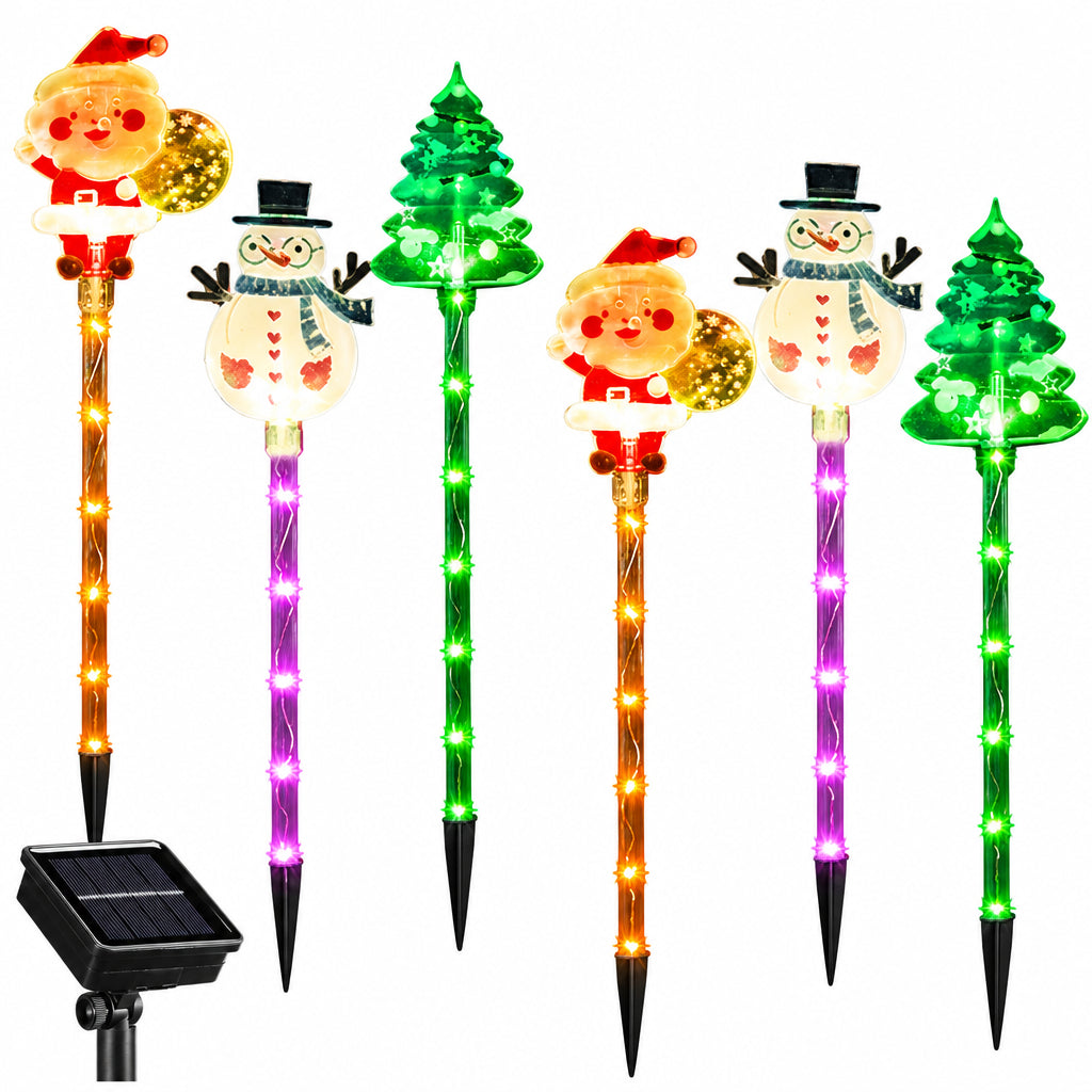Trendbay Solar Yard Stake Lights Christmas Theme