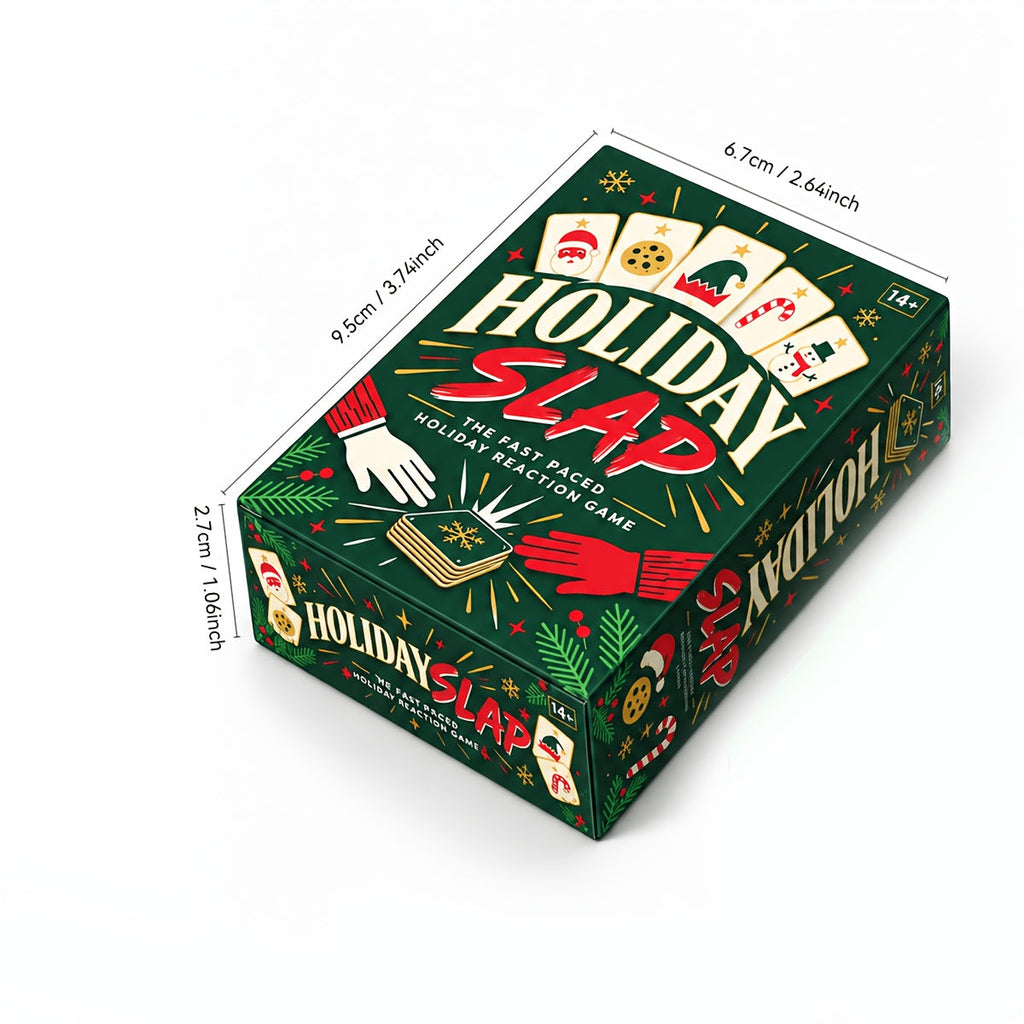 Trendbay Holiday Slap The Fast-Paced Holiday Reaction Christmas Card Game
