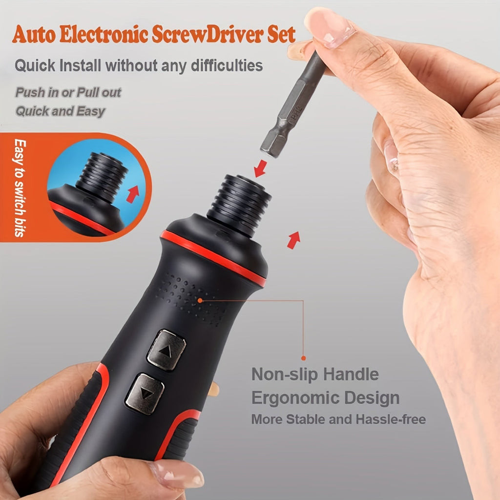 Trendbay Electric Screwdriver Set with LED Light (2000mAh)