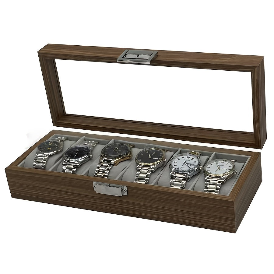 Trendbay Large Wooden Jewelry & Watch Display Box – Premium Storage and Gift Packaging Case