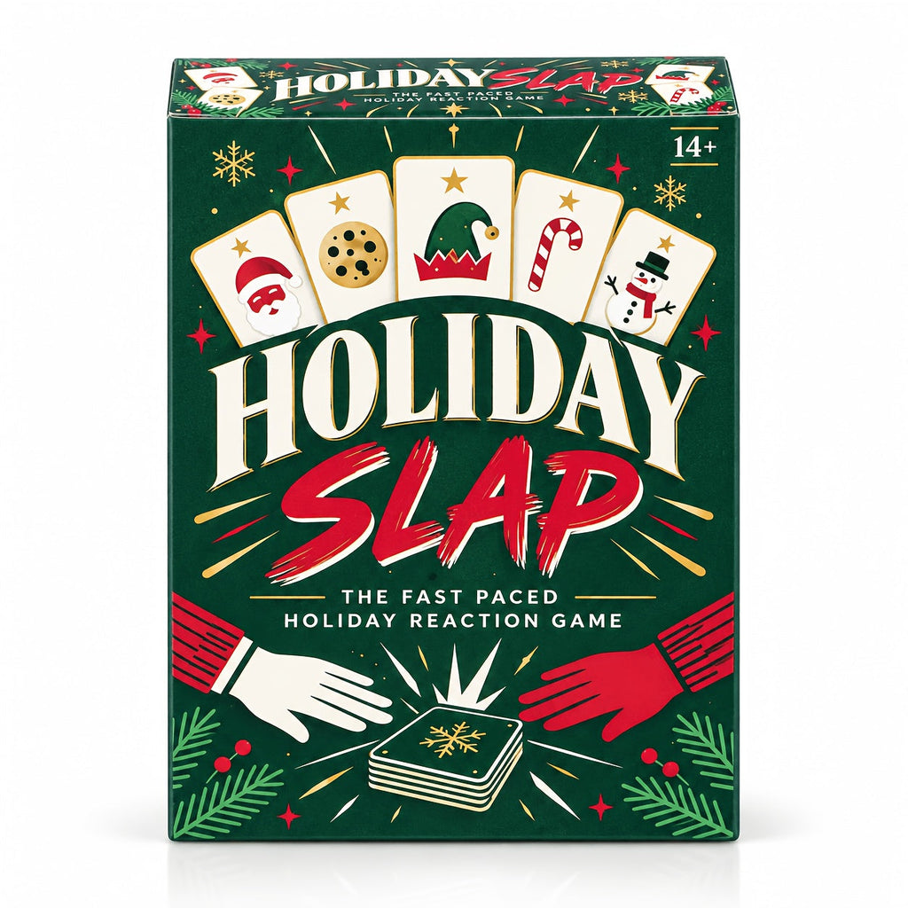 Trendbay Holiday Slap The Fast-Paced Holiday Reaction Christmas Card Game