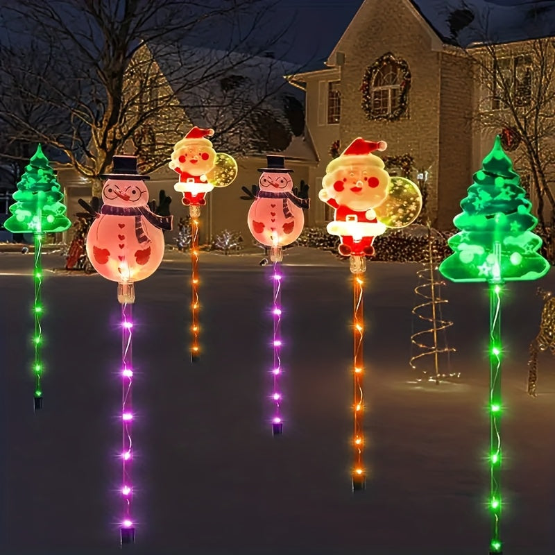 Trendbay Solar Yard Stake Lights Christmas Theme