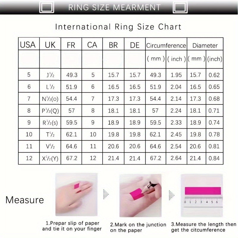 Trendbay Sterling Silver Moissanite Ring – 1, 2 & 3 Carat Six-Prong Engagement & Couple Ring