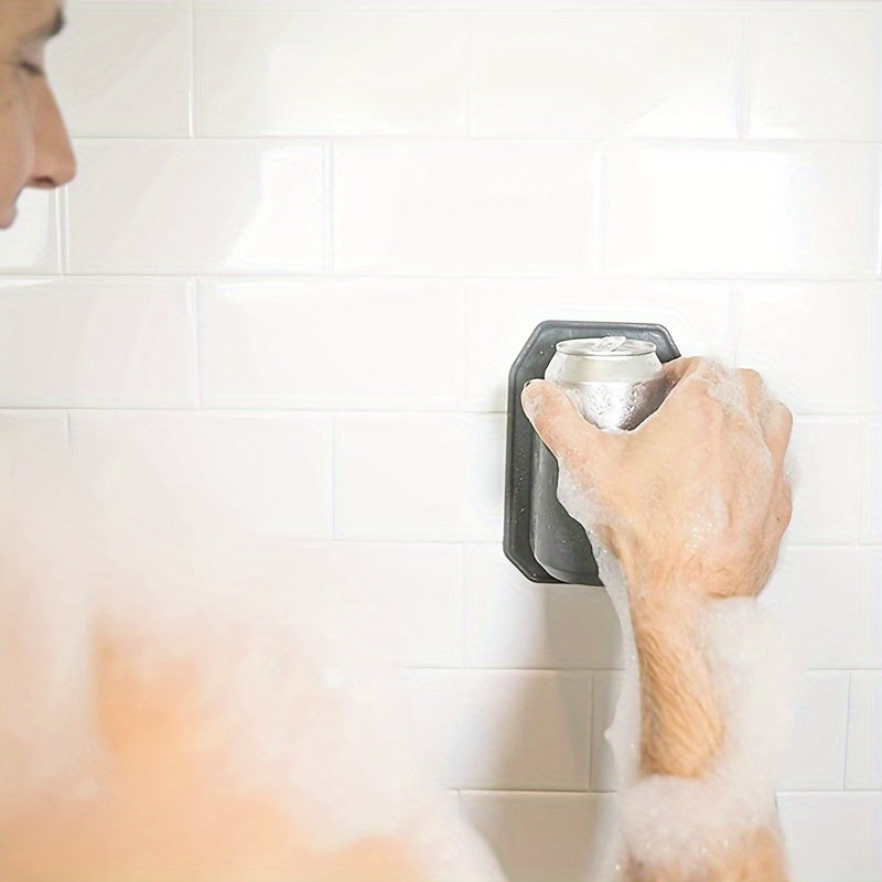 Trendbay Silicone Wall-Mounted Shower Drink and Phone Holder