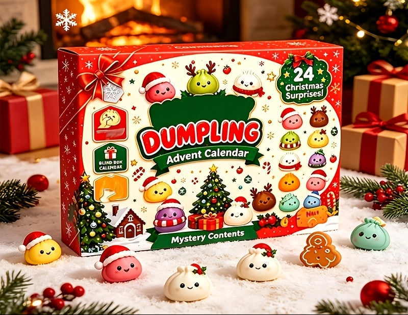 Trendbay 25-Piece Christmas Small Bun Toy Set 24Day Countdown