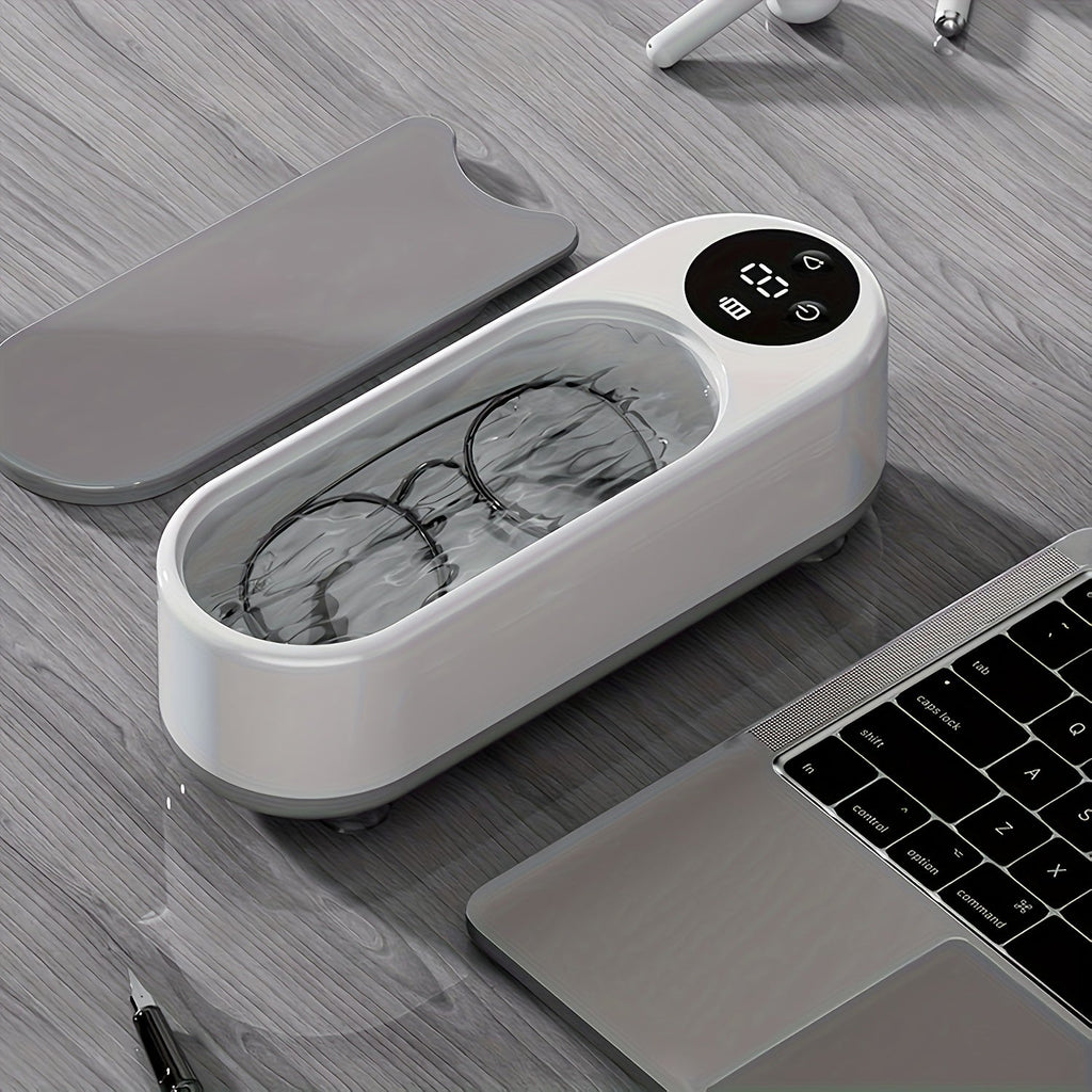 Trendbay USB Rechargeable Ultrasonic Cleaner – Portable One-Touch Cleaning Machine for Jewelry, Glasses, Dentures & Watches