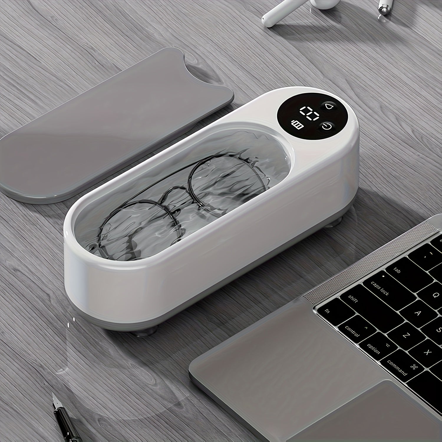 Trendbay USB Rechargeable Ultrasonic Cleaner – Portable One-Touch Cleaning Machine for Jewelry, Glasses, Dentures & Watches