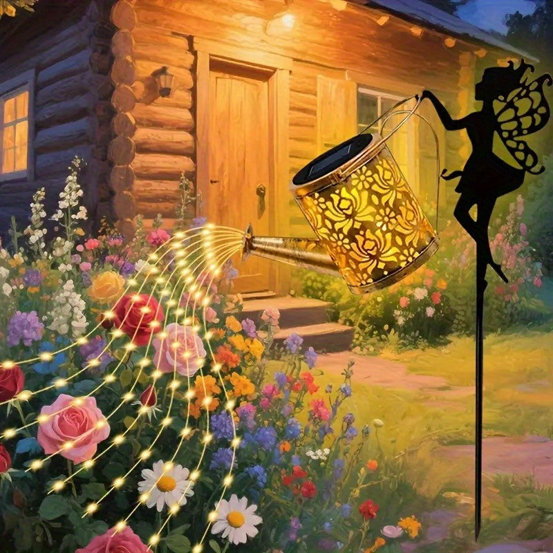 Trendbay Solar Watering Can Fairy Light 36 LED Warm White